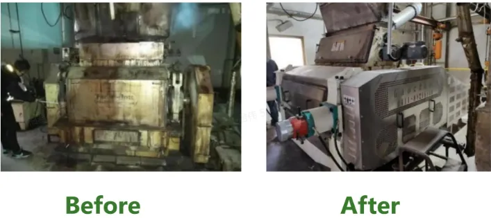 Line capacity expansion before and after