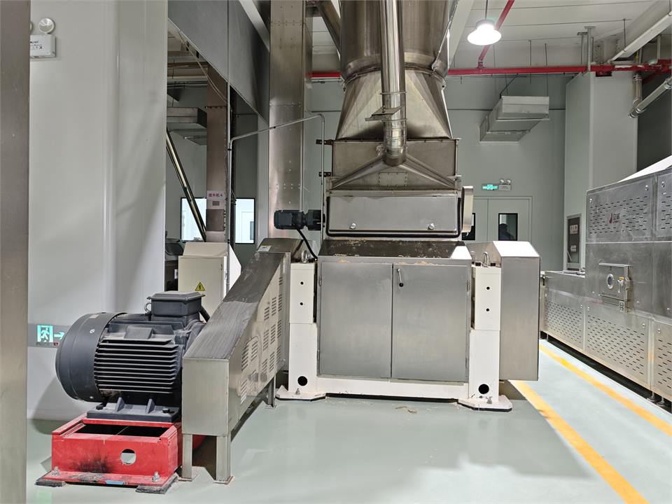 Front view with drive motor at site